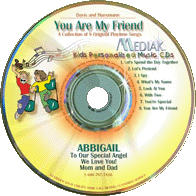 You Are My Friend Children's Personalized Music CD