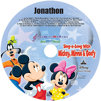 MP3 - Sing Along With Mickey, Minnie and Goofy